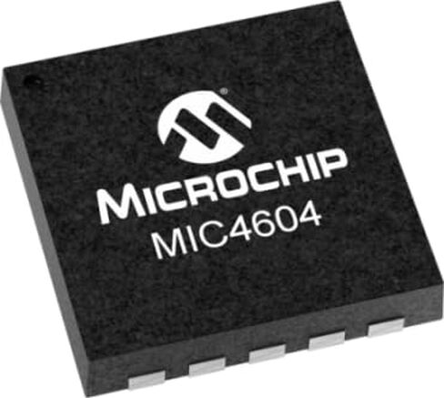 Microchip Technology, MIC4604YMT-TR, Half-Bridge Gate Driver - Independent Channel - 2 Drivers - N-Channel MOSFET Gate - 5.25 to 16V Supply - 10-TDFN(2.5x2.5) - Surface Mount - Tape&Reel. (25 Item/s) in Saudi Arabia