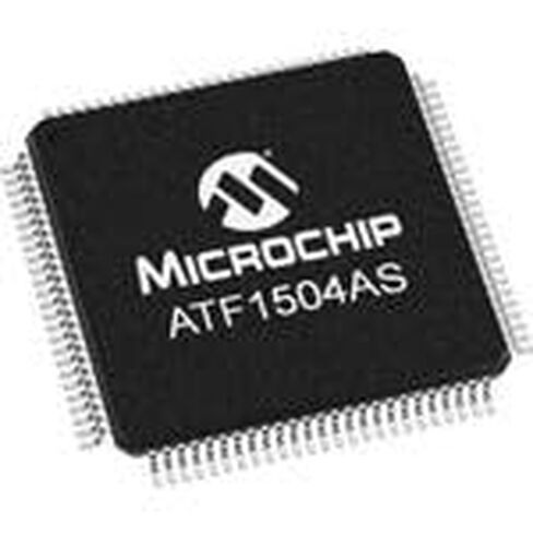 Microchip Technology, ATF1504ASL-25AU100, CPLD ATF1500 Family 1.5K Gates 64 Macro Cells 50MHz 5V 100-Pin TQFP Tray (5 Item/s) in Saudi Arabia