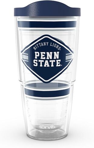 Tervis Penn State Nittany Lions - First String Made in USA Double Walled Insulated Tumbler Travel Cup Keeps Drinks Cold & Hot, 10oz, Classic in Saudi Arabia