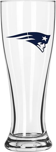 Logo Brands 619-G16P-1: New England Patriots 16oz Gameday Pint Glass in Saudi Arabia