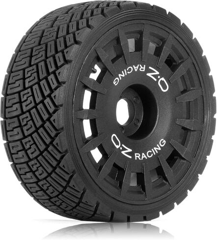 إطارات 1/8 RC على الطرق وعجلات الشوارع البلاستيكية 17 مم سداسية، 3.94 بوصة OD - إطارات سباق رالي 1/7 لجولة 1:8 1:7، سيارات الانجراف المتوافقة مع Tamiya، HPI WR8، HSP، ARRMA، Redcat، Losi، Kyosho GT2 (أسود) in Kuwait