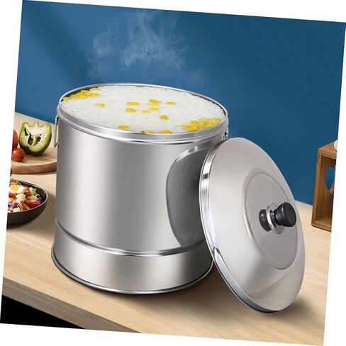 Capacity Stainless Steel Rice Steamer Bucket for Home Restaurant Use Versatile Cooking Tool with Handle for Easy Access for Steaming Rice Dumplings and More in Saudi Arabia