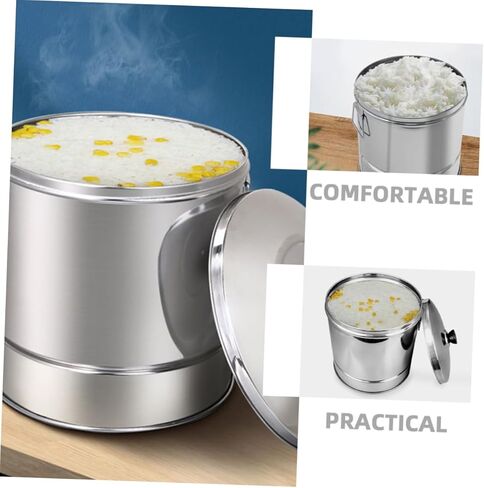 Capacity Stainless Steel Rice Steamer Bucket for Home Restaurant Use Versatile Cooking Tool with Handle for Easy Access for Steaming Rice Dumplings and More in Saudi Arabia