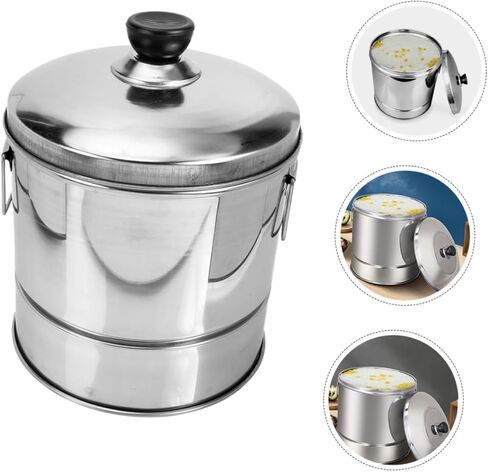 Luxshiny Stainless Steel Rice Steamer with Lid Handle Multi Functional Kitchen Gadget for Rice Cooking Sushi Serving for People for Home Restaurant Use in Saudi Arabia