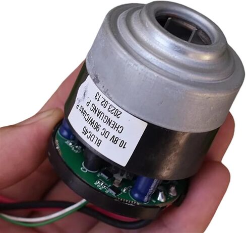 مروحة مكنسة كهربائية بدون فرش عالية السرعة DC10.8V 90W تدعم تنظيم سرعة PWM in Saudi Arabia