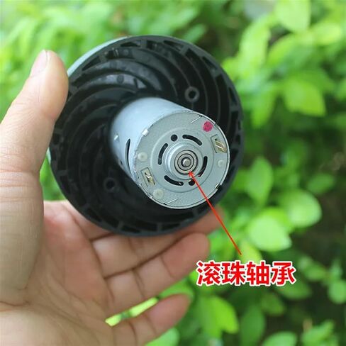 DC vacuum cleaner front and rear ball bearing motor 12V 110W high-speed motor in Saudi Arabia