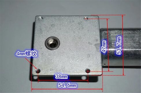 Through-hole shaft 5V6V8V Worm gear and worm reduction motor Suitable for lock mechanism turntable Supports forward and reve in Saudi Arabia