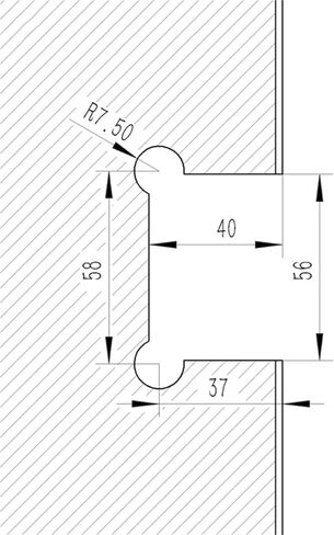 مفصل زجاجي بمشبك 304 من الفولاذ المقاوم للصدأ 90 درجة (XYGL-13) قطعة واحدة in Kuwait