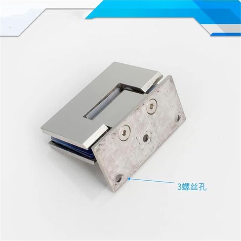 مفصل زجاجي بمشبك 304 من الفولاذ المقاوم للصدأ 90 درجة (XYGL-13) قطعة واحدة in Kuwait