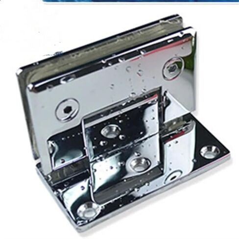 Shiny Thickened zinc Alloy Hinge Glass Door Clip(XYGL-12) 1Pcs in Saudi Arabia