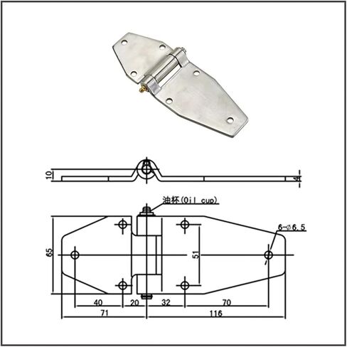 مفصلة خزانة كهربائية صناعية ثقيلة من الفولاذ المقاوم للصدأ قطعة واحدة in Kuwait