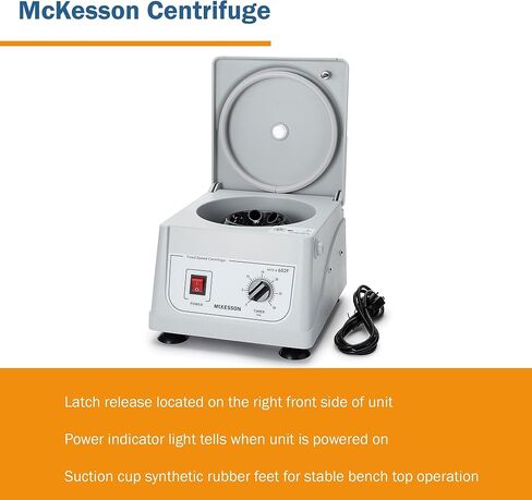 McKesson Centrifuge Machine for Laboratory Clinical Use, Fixed Speed at 3400 RPM - 6 Place Fixed Angled Rotor, 1 Count in Saudi Arabia