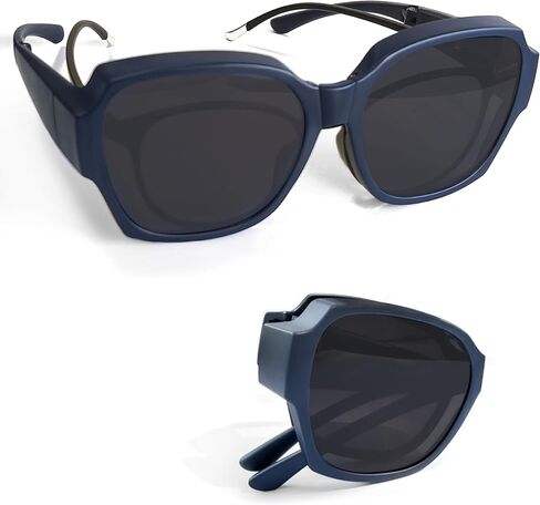 Foldable Fit Over Sunglasses, Polarized UV400 Protection, Lightweight Travel & Driving Eyewear in Saudi Arabia