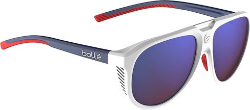 Bollé - EUPHORIA, White Blue Red Matte, Brown Blue, Medium, Sunglasses, Unisex, Adult in Saudi Arabia