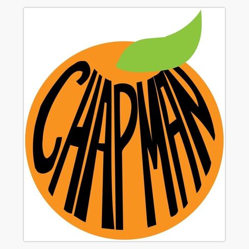 chapman university orange Window Water Bottle Bumper Sticker Decal 5" in Saudi Arabia
