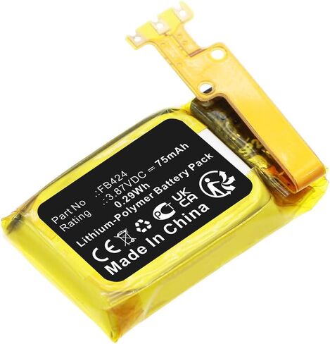75mAh 391220 Battery Replacement Compatible with Fitbit Inspire 3 Activity Tracker and Fitness Watch FB424 in Saudi Arabia