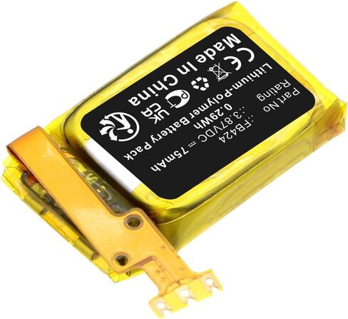 75mAh 391220 Battery Replacement Compatible with Fitbit Inspire 3 Activity Tracker and Fitness Watch FB424 in Saudi Arabia