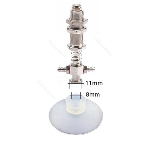 1pcs Pneumatic Suction Cup SP Single Layer Silicone Rubber 8mm Mounting Hole Sucker Big Head Injection Molding Machine Manipulator(15mm) in Kuwait