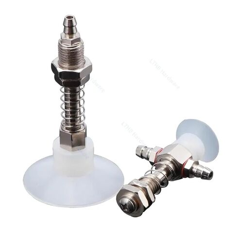 1pcs Pneumatic Suction Cup SP Single Layer Silicone Rubber 8mm Mounting Hole Sucker Big Head Injection Molding Machine Manipulator(15mm) in Kuwait