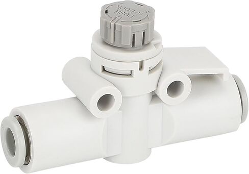 Pipeline Throttle Valve AS2002F-4A/6A Straight Through Quick Plugs 2052F-8A Speed Control Pressure Regulating 1Pcs(AS4002F-12A) in Kuwait