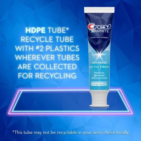 Crest 3D White Advanced Whitening Toothpaste, Arctic Fresh, 2.7 oz Value 2 Pack in Saudi Arabia