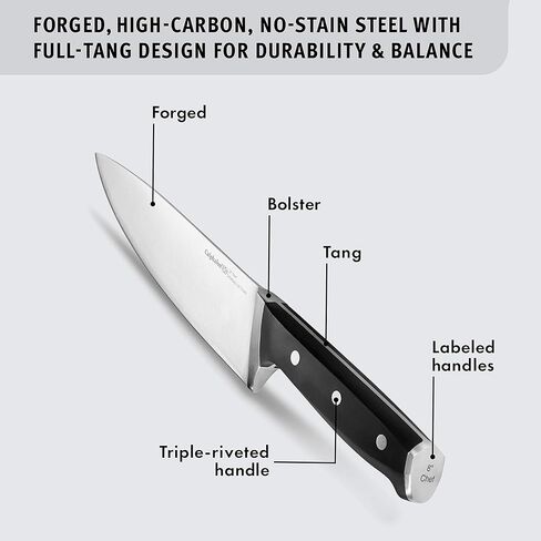 Calphalon Classic Self-Sharpening Cutlery Knife Block Set with SharpIN Technology, 15 piece in Saudi Arabia