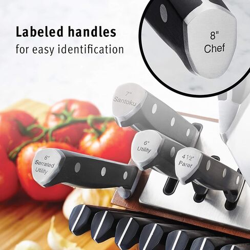 Calphalon Classic Self-Sharpening Cutlery Knife Block Set with SharpIN Technology, 15 piece in Saudi Arabia