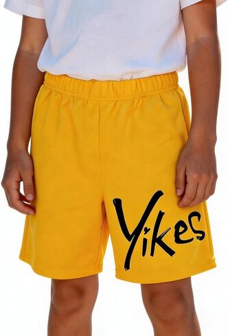 Unisex Kids' Active Shorts for Boys & Girls, Lightweight Athletic Shorts for Sports Casual Wear Summer Trendy Print Bottoms in Saudi Arabia