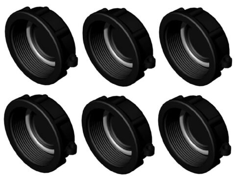 Dust Cap, 2"X1" FNPT Deep Cap for US MNPT Ball Valves - 6 Pack in Kuwait