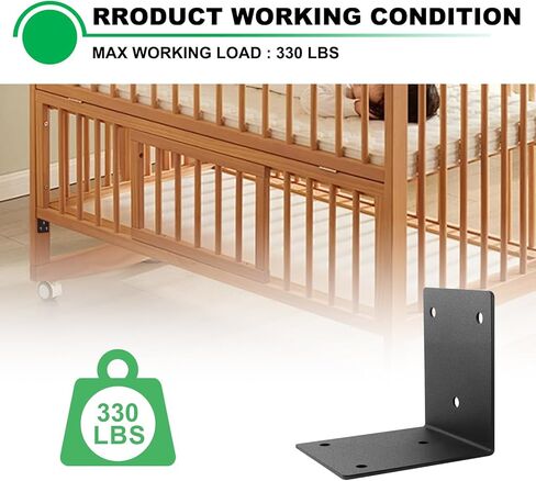 8 عبوات من دعامات الزوايا شديدة التحمل للتأطير الخارجي 6 بوصة × 5 بوصة سمك 90 درجة 3 مم (1/8 بوصة)، دعامة L للخشب 6X6 in Kuwait