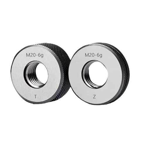 1 Set (1 Pass Gauge + Stop Gauge) 6g M9-M15 Non-Standard Metric fine Tooth Thread Ring X1.5 0 25(M11X1-6g T Z) in Saudi Arabia