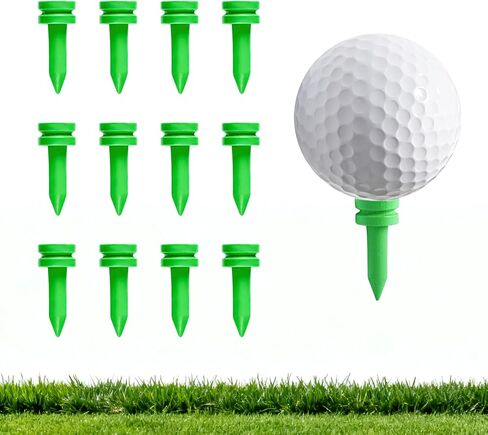تي شيرتات Castle Golf من الخشب مقاس 1 بوصة 1 1/4 بوصة 1 3/4 بوصة لـ Par 3 ولقطات حديدية قيمة 100 حزمة، تي شيرتات خشبية قصيرة لارتفاع ثابت وممارسة دقيقة، مقاس صغير باللون الأخضر والأحمر والأصفر in Kuwait