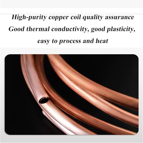 Copper Coil Tubing, T2 Copper Tube 1M, Outer Diameter 16Mm Seamless Soft Coil,Strong Plasticity Pure(16x2mm) in Saudi Arabia