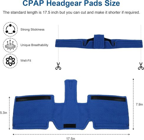 وسادة الرقبة CPAP لأشرطة أغطية الرأس CPAP، غطاء مريح للرقبة والوجه، وسائد حزام CPAP من الصوف الناعم، عالمية ومتوافقة مع معظم أحزمة CPAP للوجه الكامل وحزام الرأس BiPAP in Kuwait