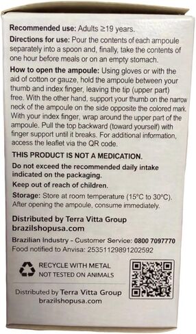 Adeforte Turbo Ampoule Biotin Supplement for Hair, Skin and Nails | Sugar Free, Gluten Free, Non-GMO in Saudi Arabia