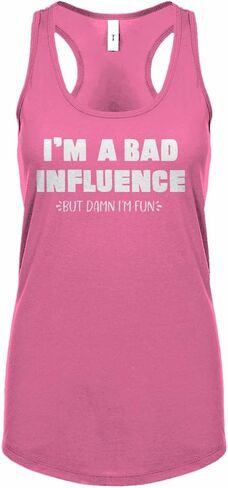 قميص بدون أكمام للسيدات من I'm Bad Influence Racerback in Kuwait