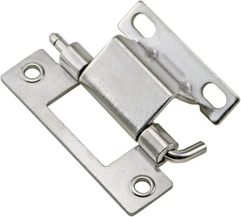 304 الفولاذ المقاوم للصدأ انفصال قابل للفك الانحناء الزاوية اليمنى الباب المفصلي 1 قطعة (H 32.5 مللي متر) in Kuwait