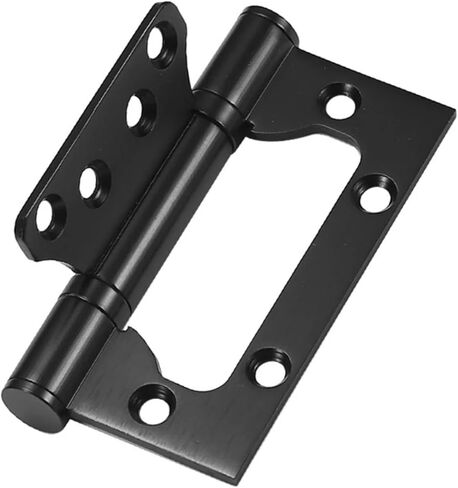 مفصلات ستانلس ستيل سميكة 4 بوصة 2.5 سم صامتة 2 قطعة (فضي) in Kuwait