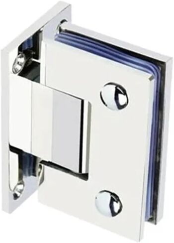 مفصل باب من الزجاج المقسى من الفولاذ المقاوم للصدأ 304 لامع (XQZ-19) قطعة واحدة in Kuwait