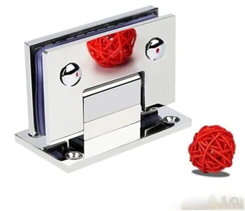 مفصل باب من الزجاج المقسى من الفولاذ المقاوم للصدأ 304 لامع (XQZ-19) قطعة واحدة in Kuwait