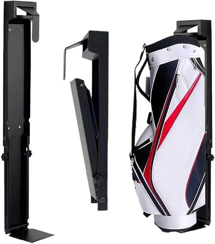 Wall-Mounted Golf Bag Storage System – Adjustable, Heavy-Duty Golf Bag Organizer Golf Storage Organizer for Residential Basement and Commercial Spaces in Kuwait