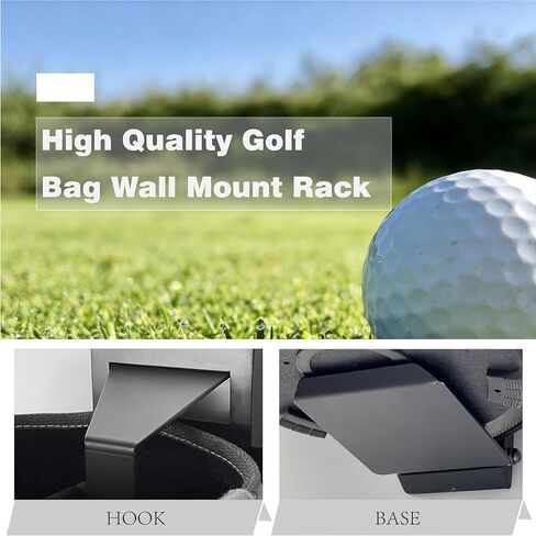 Wall-Mounted Golf Bag Storage System – Adjustable, Heavy-Duty Golf Bag Organizer Golf Storage Organizer for Residential Basement and Commercial Spaces in Kuwait
