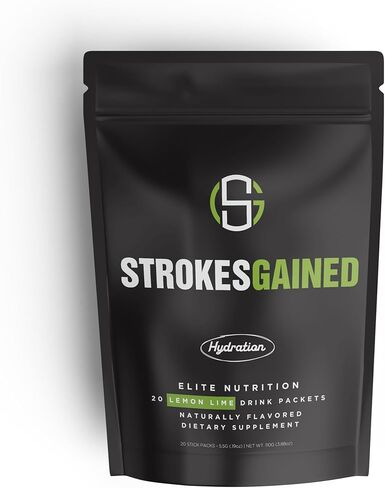 Golf Hydration Lemon Lime Electrolyte Powder – Sugar Free Drink Mix Packets – Golf Accessories for Men & Women – Golf Gifts – 20 Stick Packs in Saudi Arabia