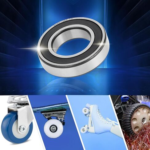 ACROPIX 6006-rs Deep Groove Ball Bearings P5 30x55x13mm Lubricated Bearings Rubber Seal Black Silver Tone Scooter Skateboard Wheel in Saudi Arabia