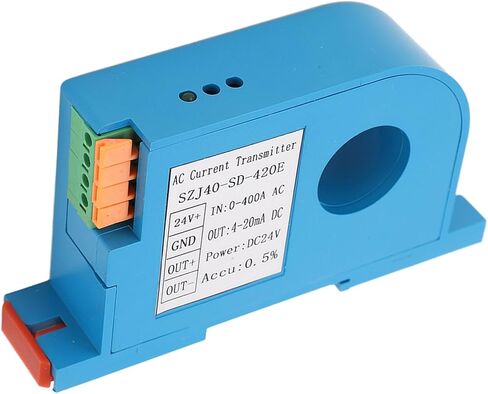 AC Current Transmitter Sensor 4 20mA Output Single Phase Current Transducer for Industrial Automation PLC Control Systems in Saudi Arabia