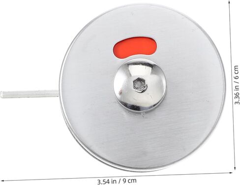 Holibanna 1pack الحمام المحتلة مؤشر القفل الفولاذ المقاوم للصدأ قفل باب الخصوصية للحمامات العامة سهلة التركيب أكشاك الحمام الآمن الاستخدام التجاري in Kuwait