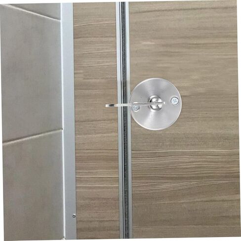 Holibanna 1pack الحمام المحتلة مؤشر القفل الفولاذ المقاوم للصدأ قفل باب الخصوصية للحمامات العامة سهلة التركيب أكشاك الحمام الآمن الاستخدام التجاري in Kuwait