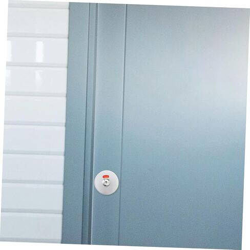 Holibanna 1pack الحمام المحتلة مؤشر القفل الفولاذ المقاوم للصدأ قفل باب الخصوصية للحمامات العامة سهلة التركيب أكشاك الحمام الآمن الاستخدام التجاري in Kuwait