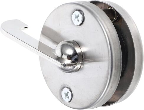 Homoyoyo الفولاذ المقاوم للصدأ مرحاض مؤشر الخصوصية قفل قفل الباب بدون مفتاح للحمام مقبض الباب التجاري للحمامات العامة مقبض باب الخصوصية in Kuwait