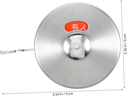 Homoyoyo الفولاذ المقاوم للصدأ مرحاض مؤشر الخصوصية قفل قفل الباب بدون مفتاح للحمام مقبض الباب التجاري للحمامات العامة مقبض باب الخصوصية in Kuwait